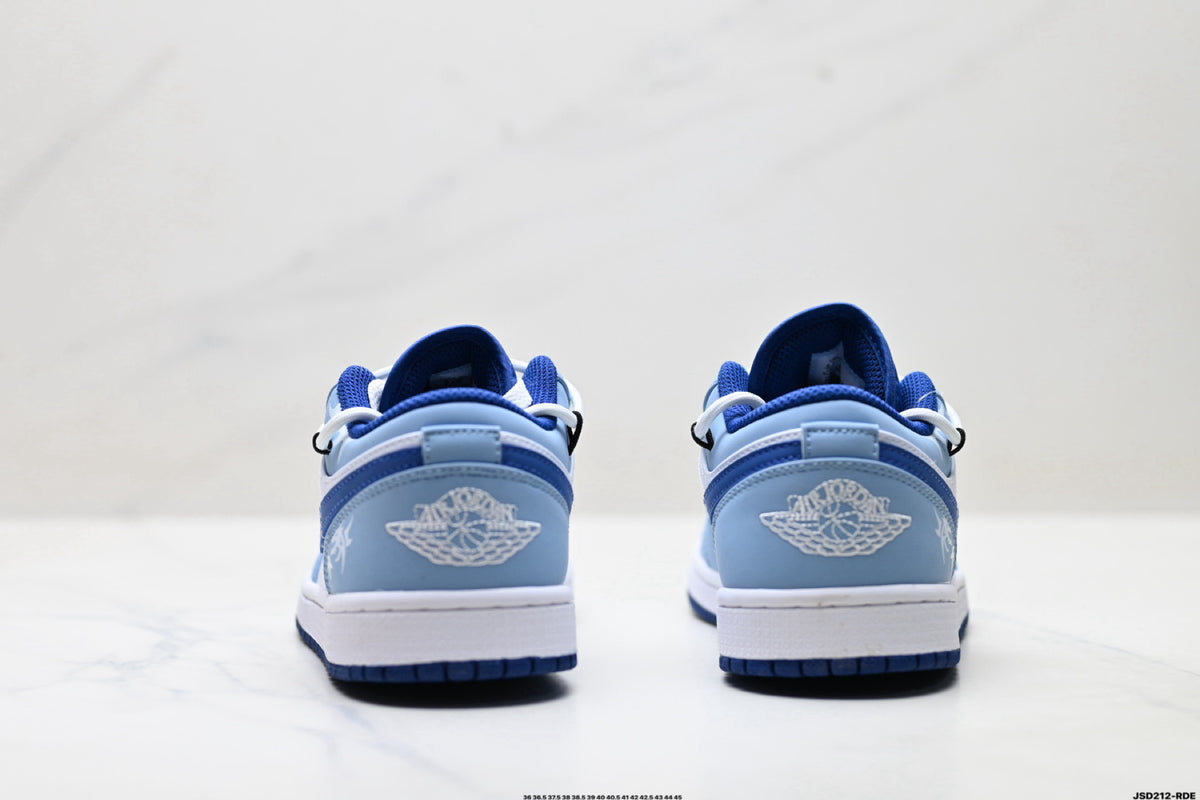 Nike Low-Top Sneakers Blue White Unisex Style 46 detail view 7