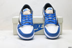 Nike Low-Top Sneakers Blue White Unisex Collaboration Edition Style 62 detail view 8