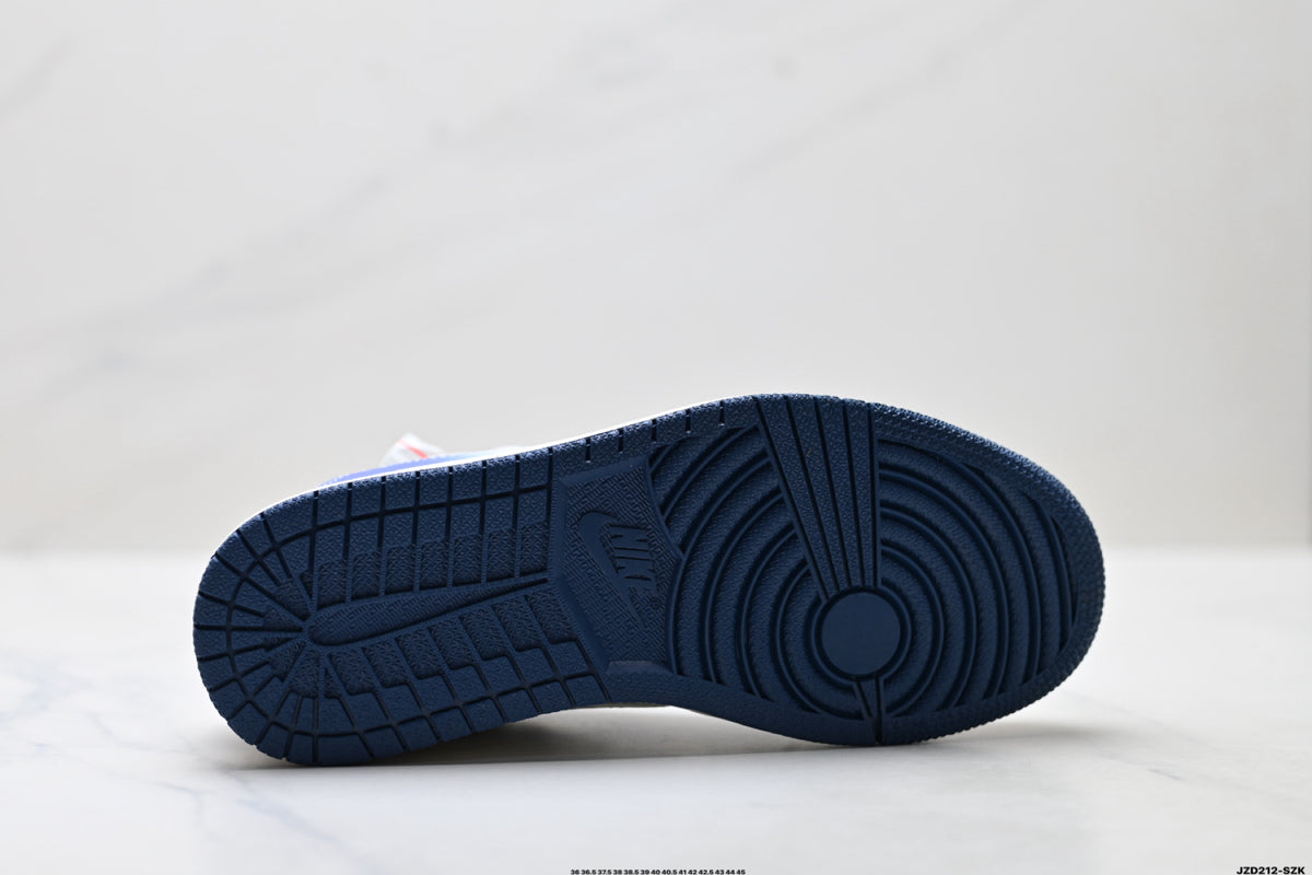 Nike Low-Top Sneakers Blue White Graphic Alt Unisex Collaboration Edition Style 21 detail view 9