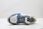 Nike Low-Top Sneakers Blue White Graphic Unisex Collaboration Edition Style 20 detail view 3