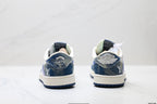 Nike Low-Top Sneakers Blue White Graphic Unisex Collaboration Edition Style 20 detail view 7