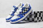 Nike Low-Top Sneakers Blue White Graphic V2 Unisex Collaboration Edition Style 22 detail view 3