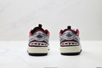 Nike Low-Top Sneakers Burgundy Silver Unisex Collaboration Edition Style 12 detail view 7