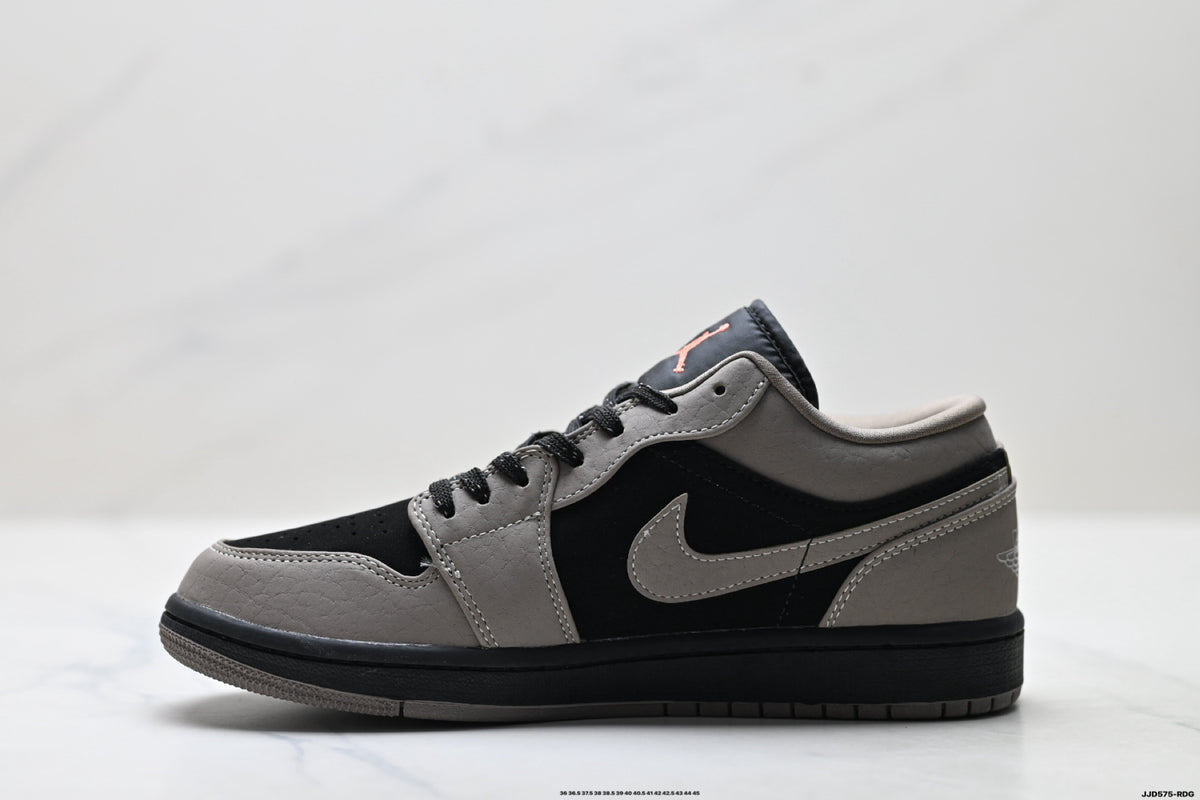 Nike Low-Top Sneakers Gray Black Unisex Style 50 detail view 4