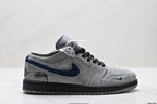 Nike Low-Top Sneakers Gray Navy Unisex Style 45 detail view 2