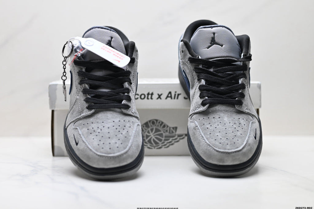 Nike Low-Top Sneakers Gray Navy Unisex Style 45 detail view 8