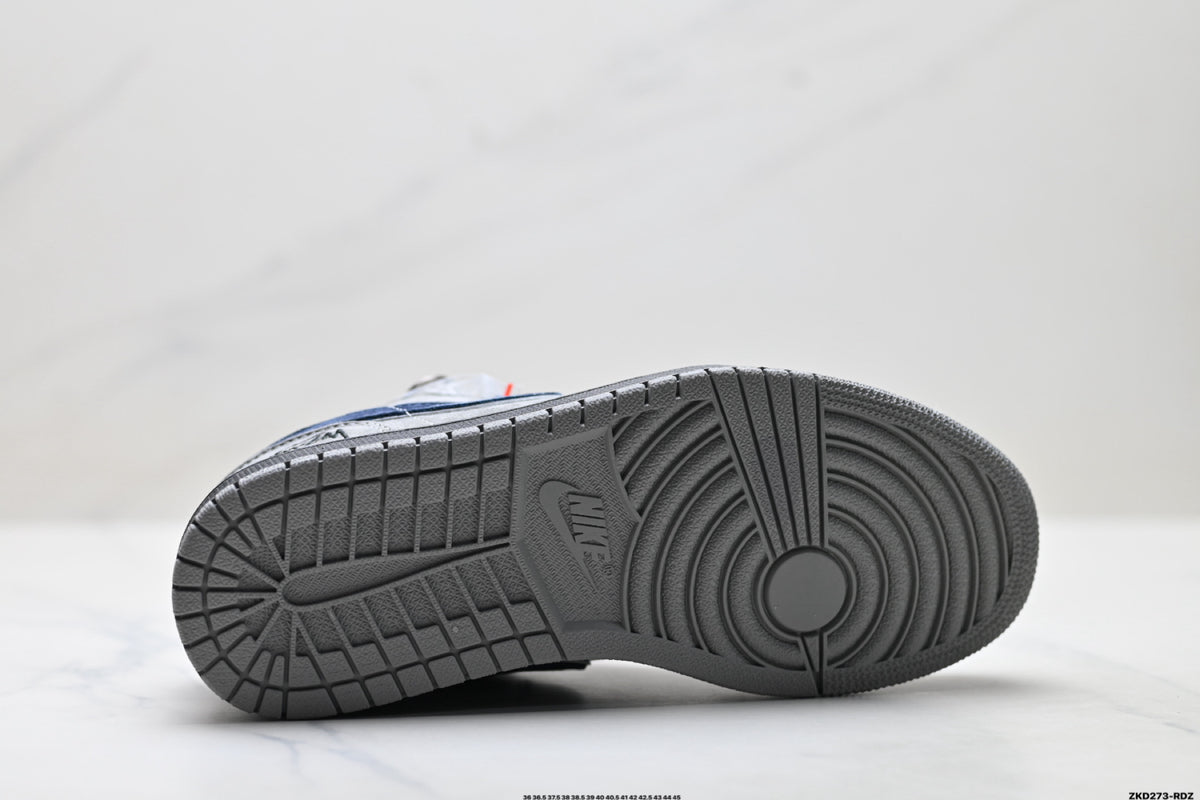 Nike Low-Top Sneakers Gray Navy Unisex Style 45 detail view 9