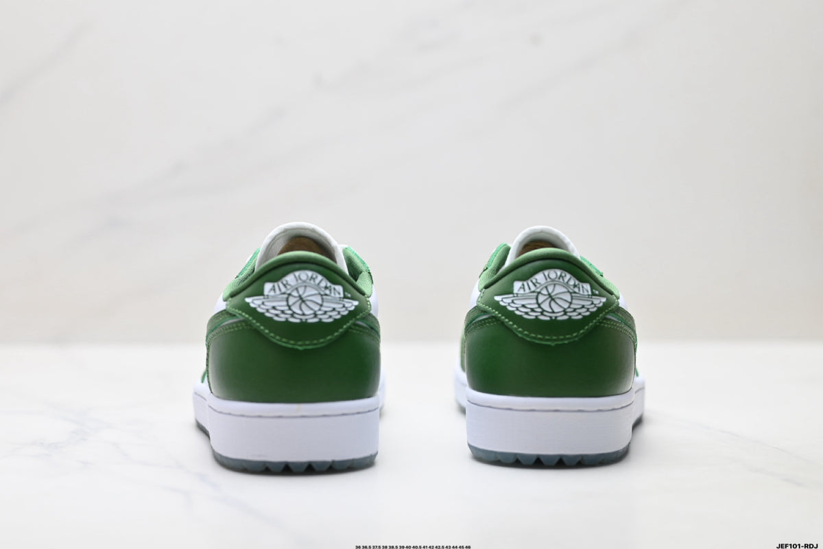 Nike Low-Top Sneakers Green White Unisex Style 41 detail view 7