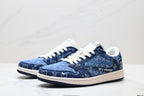 Nike Low-Top Sneakers Navy Denim Unisex Collaboration Edition Style 07 detail view 5
