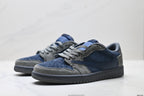 Nike Low-Top Sneakers Navy Gray Unisex Style 24 detail view 5
