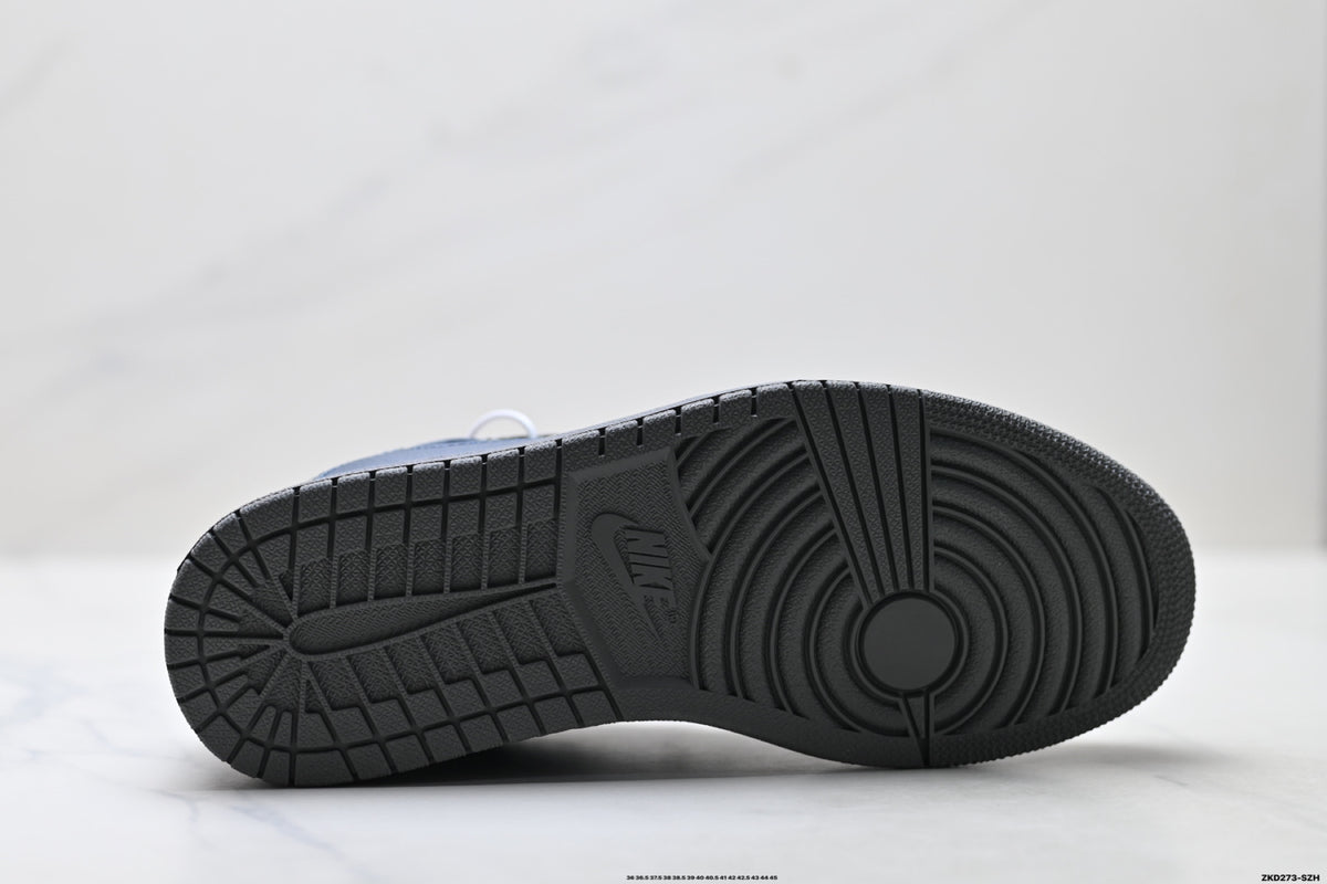 Nike Low-Top Sneakers Navy Gray Unisex Style 24 detail view 9