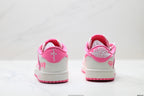 Nike Low-Top Sneakers Pink White Cartoon Unisex Collaboration Edition Style 36 detail view 7