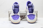 Nike Low-Top Sneakers Purple White Unisex Style 03 detail view 8