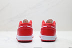 Nike Low-Top Sneakers Red White Unisex Style 52 detail view 7