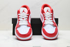 Nike Low-Top Sneakers Red White Unisex Style 52 detail view 8
