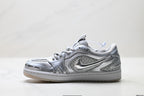 Nike Low-Top Sneakers Silver Monogram Unisex Collaboration Edition Style 11 detail view 4