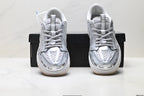 Nike Low-Top Sneakers Silver Monogram Unisex Collaboration Edition Style 11 detail view 8