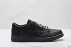 Nike Low-Top Sneakers Triple Black Unisex Style 44 detail view 2