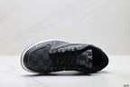 Nike Low-Top Sneakers Triple Black Monogram Unisex Collaboration Edition Style 13 detail view 3