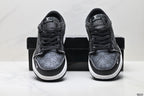 Nike Low-Top Sneakers Triple Black Monogram Unisex Collaboration Edition Style 13 detail view 8