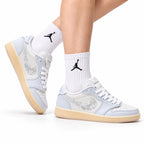 Nike Low-Top Sneakers White Beige Gum Unisex Style 47 white background lifestyle main view
