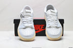 Nike Low-Top Sneakers White Beige Gum Unisex Style 47 detail view 8