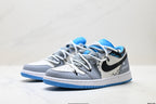Nike Low-Top Sneakers White Black Blue Unisex Style 18 detail view 5
