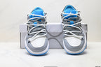 Nike Low-Top Sneakers White Black Blue Unisex Style 18 detail view 8