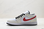 Nike Low-Top Sneakers White Black Red Unisex Collaboration Edition Style 58 detail view 4