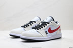 Nike Low-Top Sneakers White Black Red Unisex Collaboration Edition Style 58 detail view 5