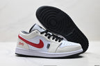 Nike Low-Top Sneakers White Black Red Unisex Collaboration Edition Style 58 detail view 6