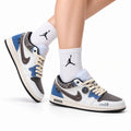 Nike Low-Top Sneakers White Brown Black Unisex Style 17 white background lifestyle main view