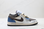 Nike Low-Top Sneakers White Brown Black Unisex Style 17 detail view 2
