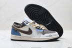 Nike Low-Top Sneakers White Brown Black Unisex Style 17 detail view 6