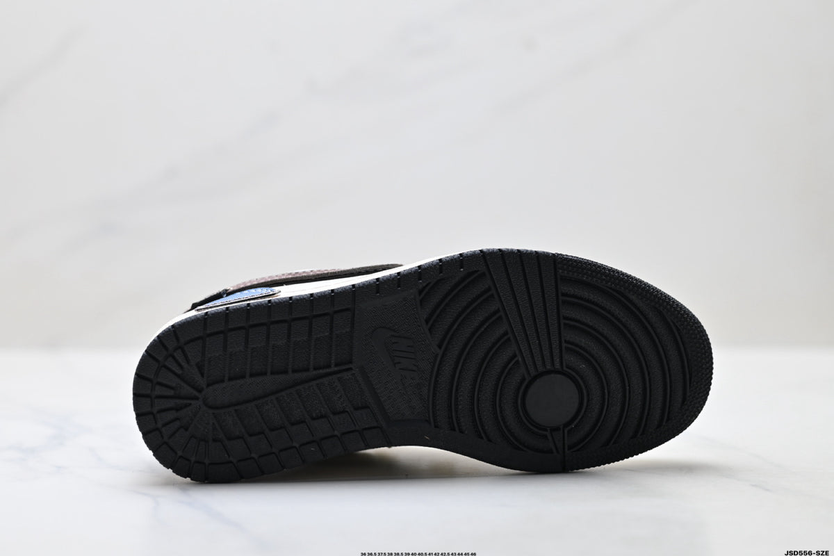 Nike Low-Top Sneakers White Brown Black Unisex Style 17 detail view 9