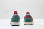 Nike Low-Top Sneakers White Green Orange Unisex Style 26 detail view 7