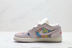 Nike Low-Top Sneakers White Multicolor Monogram Unisex Collaboration Edition Style 02 detail view 4