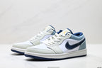 Nike Low-Top Sneakers White Navy Unisex Style 51 detail view 5