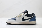 Nike Low-Top Sneakers White Navy Beige Unisex Style 28 detail view 4