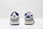 Nike Low-Top Sneakers White Navy Print Alt Unisex Collaboration Edition Style 39 detail view 7