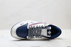 Nike Low-Top Sneakers White Navy Red Graphic Unisex Collaboration Edition Style 27 detail view 3