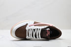 Nike Low-Top Sneakers White Pink Brown Unisex Style 29 detail view 3