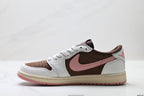 Nike Low-Top Sneakers White Pink Brown Unisex Style 29 detail view 4