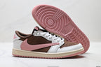 Nike Low-Top Sneakers White Pink Brown Unisex Style 29 detail view 6