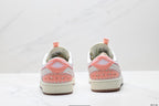 Nike Low-Top Sneakers White Pink Monogram Unisex Collaboration Edition Style 16 detail view 7