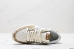 Nike Low-Top Sneakers White Tan Monogram Unisex Collaboration Edition Style 05 detail view 3