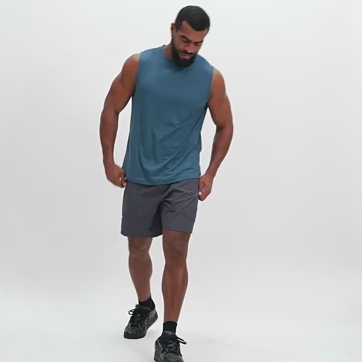 Men's Sleeveless Athletic Tank Top for Yoga & Training