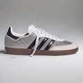 adidas Samba OG Rhinestone Crystal White Silver Women's - Crystal White / Silver Rhinestone side view