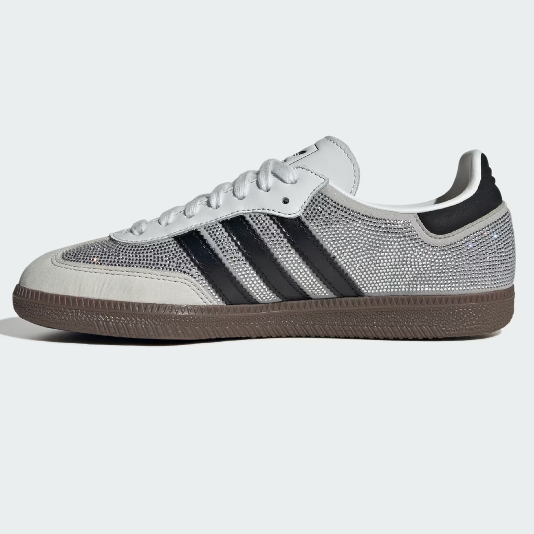 adidas Samba OG Rhinestone Crystal White Silver Women's product image 7